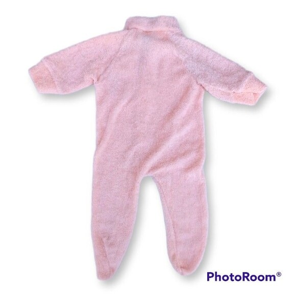 Kent Small Terrycloth One Piece Sleeper-Square Button-Bunny -Footie-Vintage - Picture 6 of 6